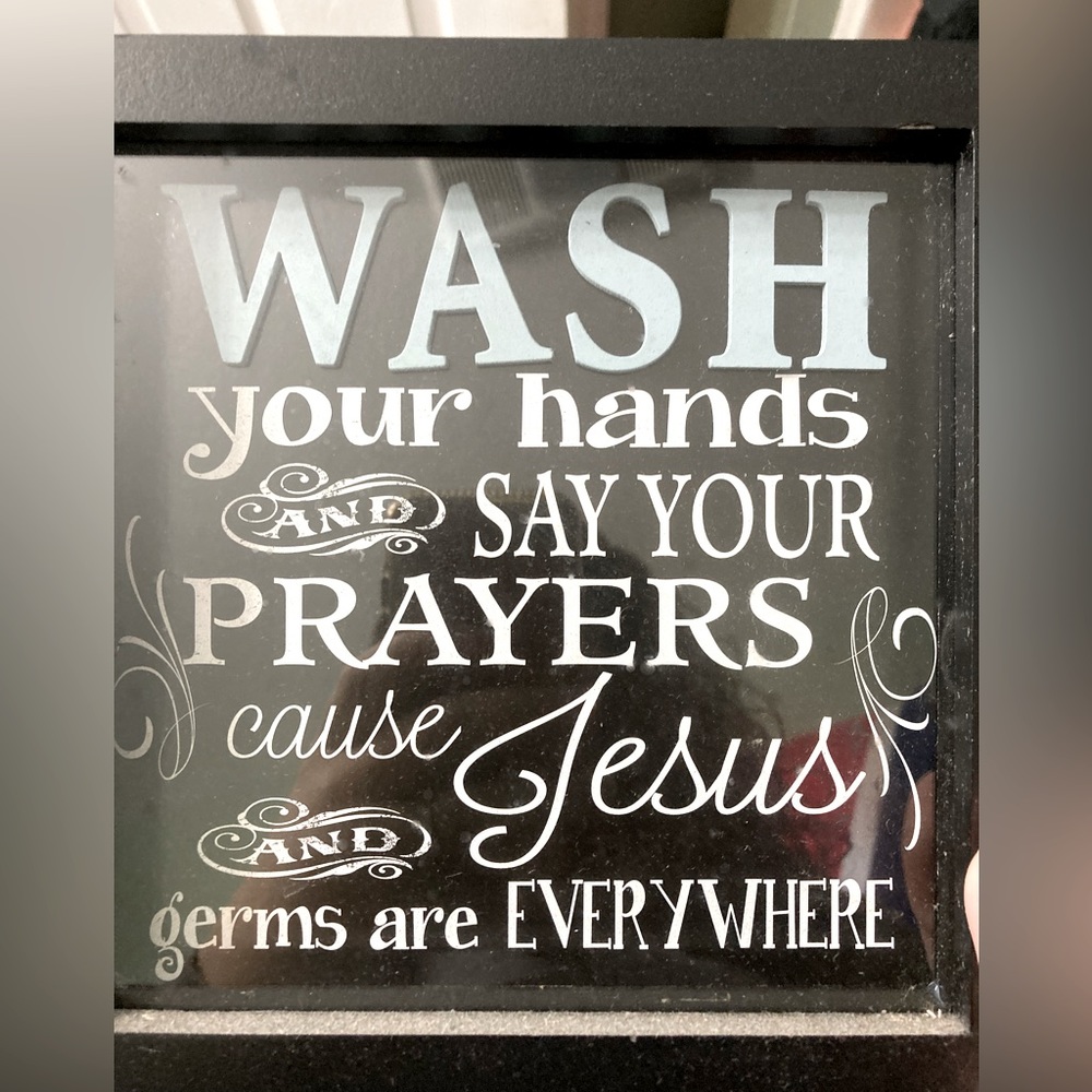 Wash your hands sign